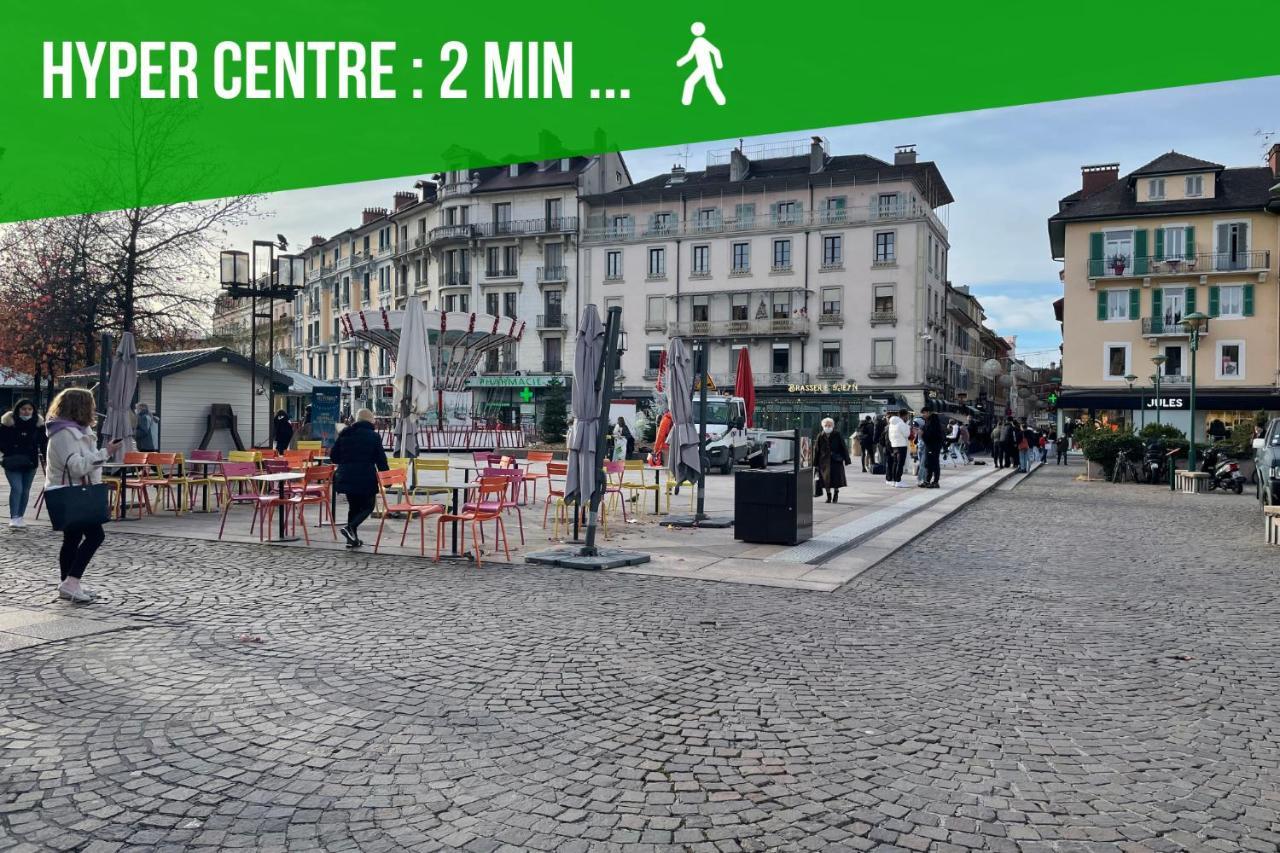 Viva Leman- Hypercentre - Vue Panoramique- Parking - Wifi Leilighet Thonon-les-Bains Eksteriør bilde