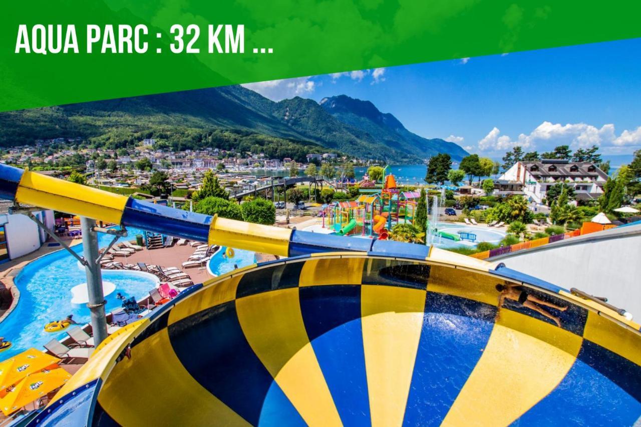 Viva Leman- Hypercentre - Vue Panoramique- Parking - Wifi Leilighet Thonon-les-Bains Eksteriør bilde