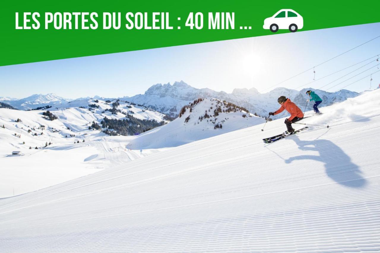 Viva Leman- Hypercentre - Vue Panoramique- Parking - Wifi Leilighet Thonon-les-Bains Eksteriør bilde
